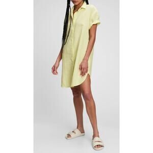 Gap Linen-Cotton Shirtdress, Size S